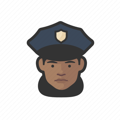 Police, officers, black, female icon - Download on Iconfinder