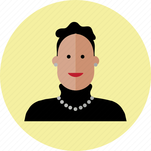 Face, female, woman, avatar, emoji, fashion, smile icon - Download on Iconfinder