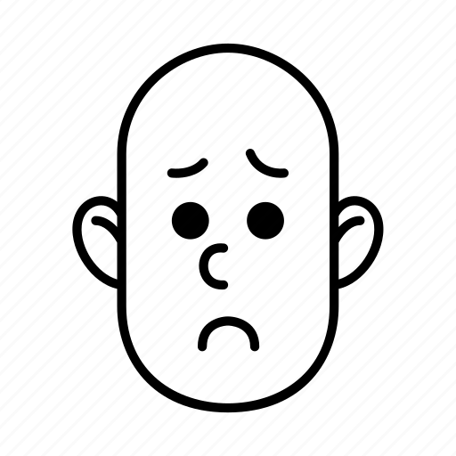 Emoji, emotion, frown, human, person, sad, worrying icon - Download on Iconfinder