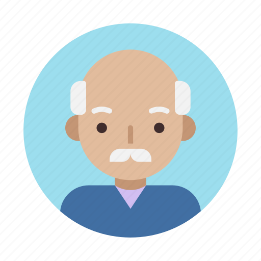 Grandfather, grandpa, male, old, avatar, face, user icon - Download on Iconfinder