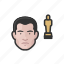 actor, awards, white, male 