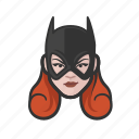 superhero, batgirl, white, redhead