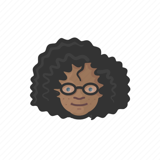Aging, adolescent, black, female icon - Download on Iconfinder