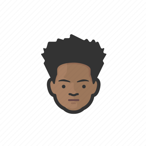 Aging, adolescent, black, male icon - Download on Iconfinder