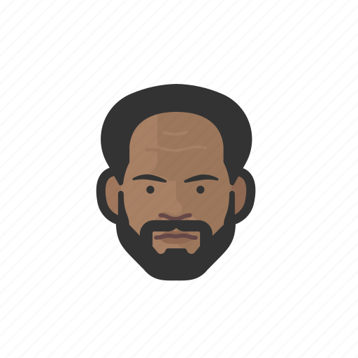 Aging, middle, age, black, male icon - Download on Iconfinder