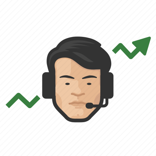 Stock, broker, asian, male, avatar icon - Download on Iconfinder