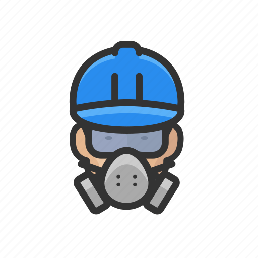 Asbestos, worker, asian, male icon - Download on Iconfinder