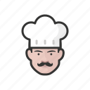 chef, white, male