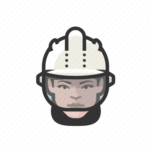 Construction, worker, hardhat, caucasian, woman icon - Download on Iconfinder
