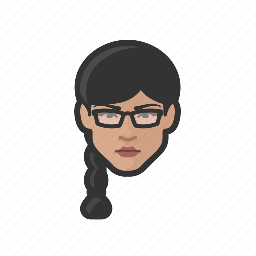 Average, people, asian, female icon - Download on Iconfinder