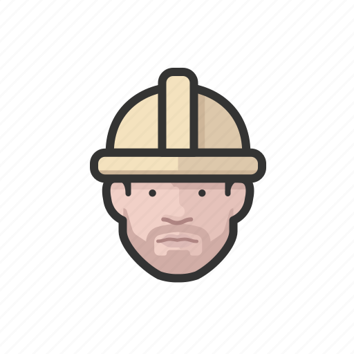 Construction, workers, white, male icon - Download on Iconfinder
