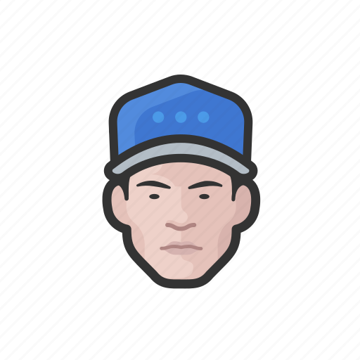 Baseball, caps, white, male icon - Download on Iconfinder