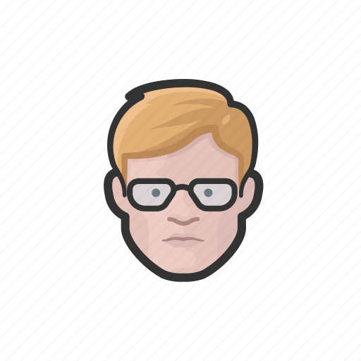 Doctor, white, male, glasses, face icon - Download on Iconfinder