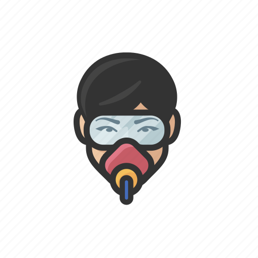 Scuba, diver, asian, female, avatar icon - Download on Iconfinder