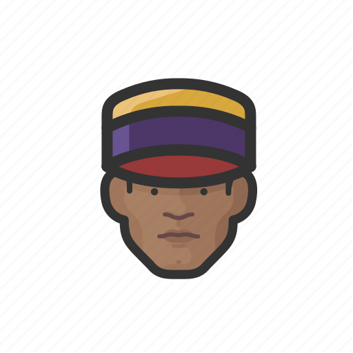 Bellhop, black, male icon - Download on Iconfinder