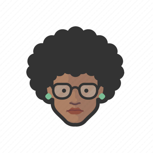 Emo, black, female, avatar, face icon - Download on Iconfinder
