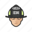 firefighter, asian, female, face, woman 