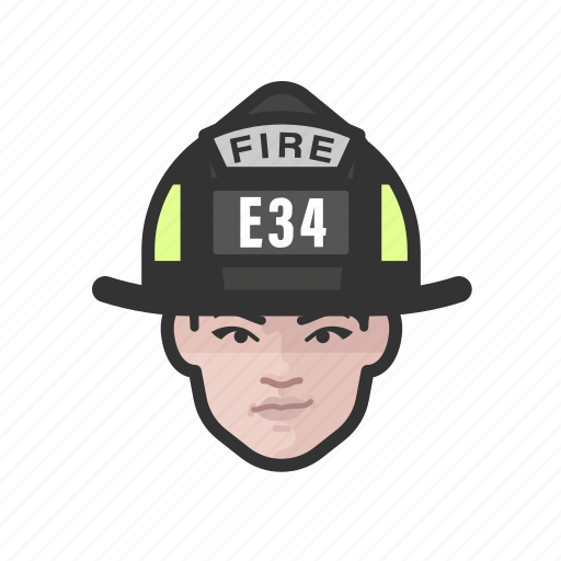 Firefighter, white, female, face, woman icon - Download on Iconfinder