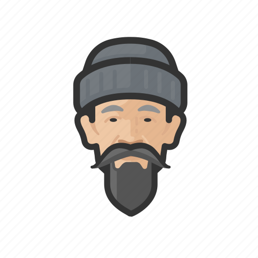 Fisher, asian, male, avatar, face icon - Download on Iconfinder