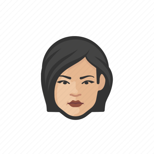Hipsters, asian, female, woman, avatar icon - Download on Iconfinder