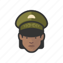 military, general, black, female, face, woman 