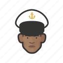 naval, officers, black, male, face, man