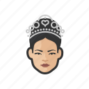 woman, tiara, princess, pageant, asian, avatar 