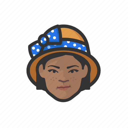 Avatar, cloche, hat, woman, african icon - Download on Iconfinder