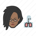 cardiopulmonologist, black, female 
