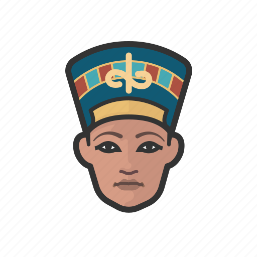 Egypt, queen, nefertiti icon - Download on Iconfinder