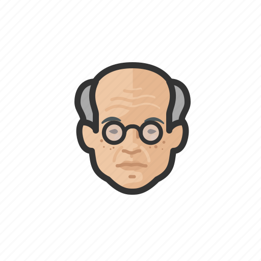 Elderly, man, asian, old man, senior citizen, avatar icon - Download on Iconfinder