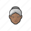 senior citizen, old woman, black woman, woman, avatar, grandmother 