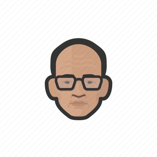 Senior citizen, old man, asian, man, avatar icon - Download on Iconfinder