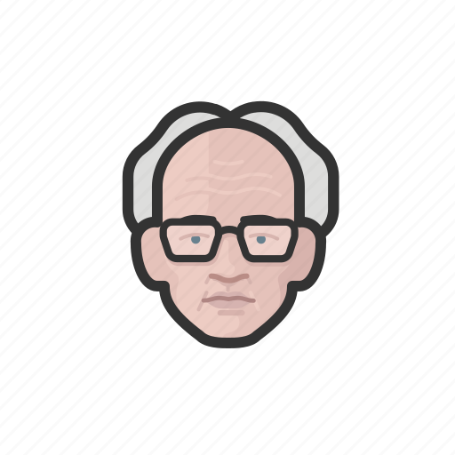 Senior citizen, old man, man, avatar icon - Download on Iconfinder