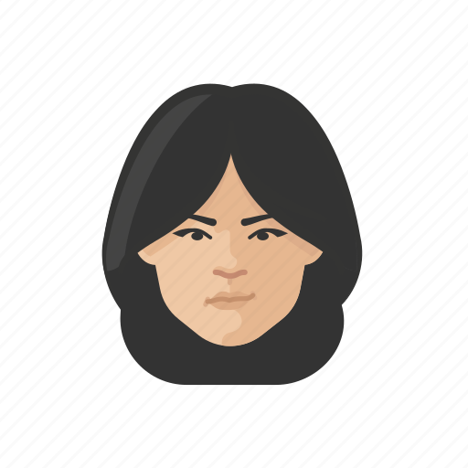 Asian woman, woman, young woman, avatar icon - Download on Iconfinder