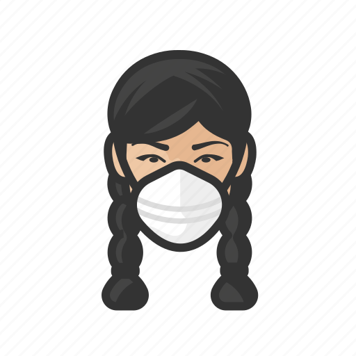 Avatar, ems, asian, female, coronavirus icon - Download on Iconfinder