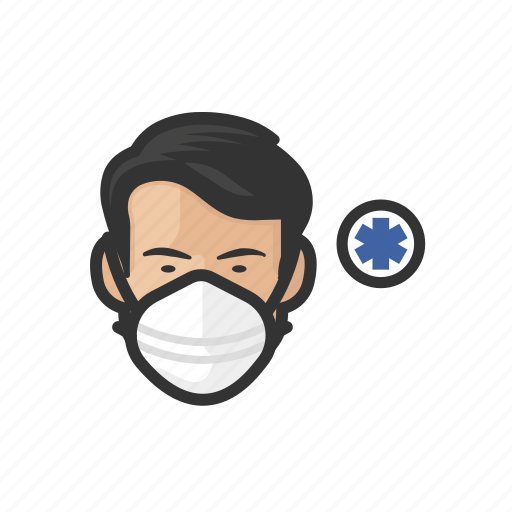 Avatar, ems, asian, male, coronavirus icon - Download on Iconfinder