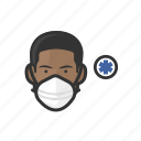 avatar, ems, black, male, coronavirus 