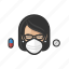 avatar, pharmacist, asian, female, coronavirus 