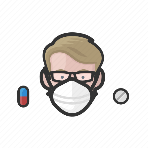Avatar, pharmacist, white, male, coronavirus icon - Download on Iconfinder
