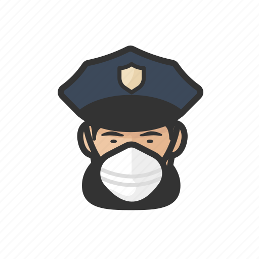Avatar, police, asian, female, coronavirus icon - Download on Iconfinder
