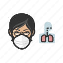 avatar, pulmonologist, asian, female, coronavirus 