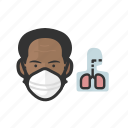 avatar, pulmonologist, black, male, coronavirus