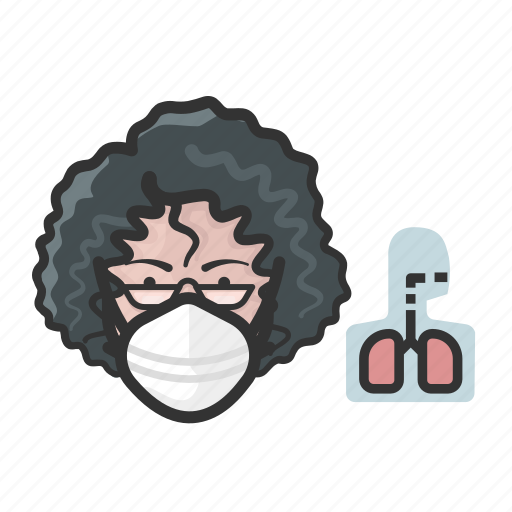 Avatar, pulmonologist, white, female, coronavirus icon - Download on Iconfinder
