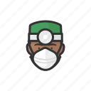 avatar, surgeon, black, male, coronavirus 