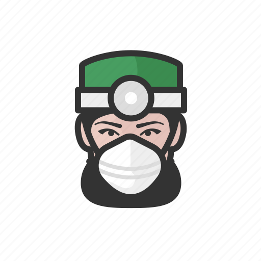 Avatar, surgeon, white, female, coronavirus icon - Download on Iconfinder