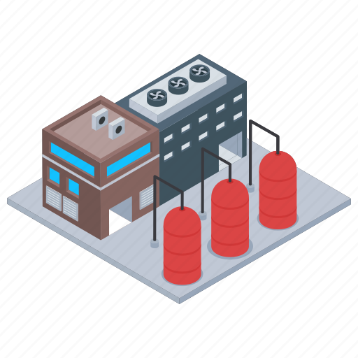 Commercial building, factory architecture, factory building, industry, manufacturing unit, mill icon - Download on Iconfinder