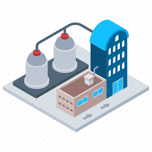 Commercial building, commercial industry, factory, mill, refinery industry icon - Download on Iconfinder
