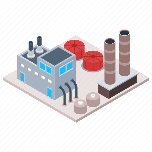 Architecture building, commercial building, factory, industry unit, mill architecture icon - Download on Iconfinder