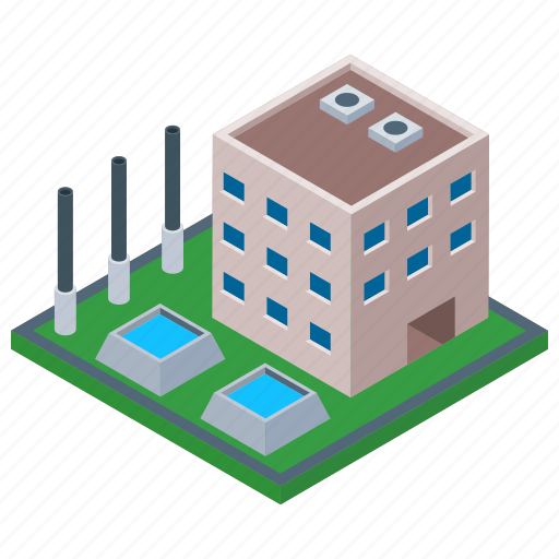 Commercial building, commercial industry, factory, mill, refinery industry icon - Download on Iconfinder